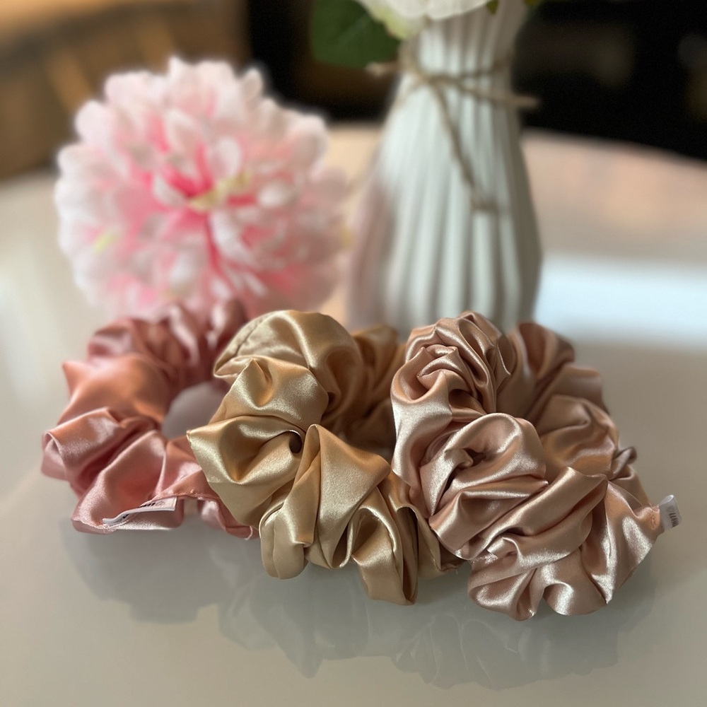 Luxurious Hair Satin Scrunchies
